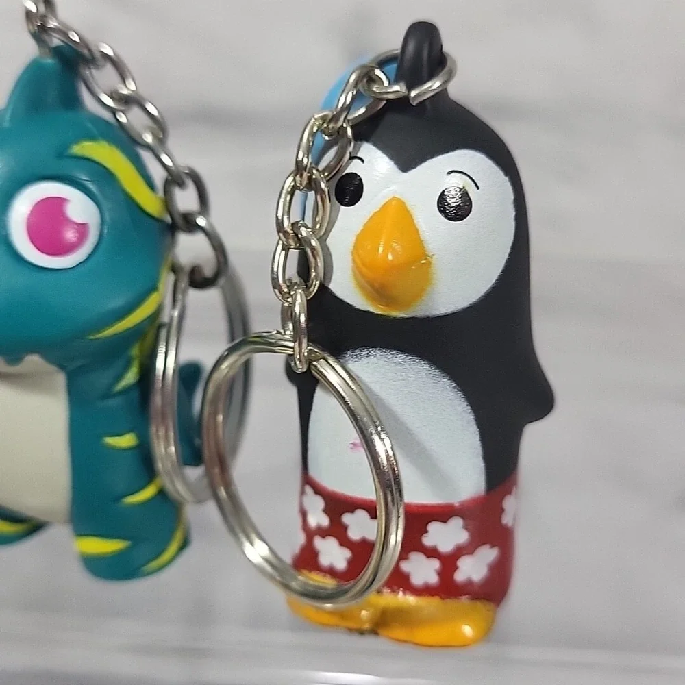 American Heart Association Collectible Keychains Lot Of 5 Rubber‎ Figural